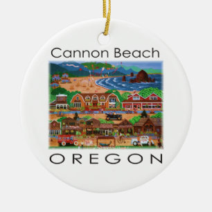 Décoration En Céramique ~ Orégon de plage de canon