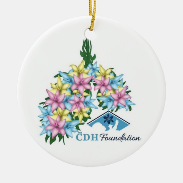 Décoration En Céramique Organisme acrylique de sensibilisation CDH (Devant)