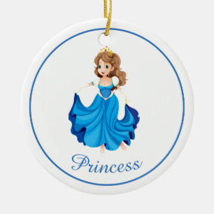 Décoration En Céramique Ornement-Princesse de Noël