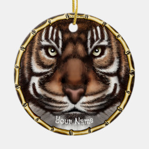 Décoration En Céramique Os tigres