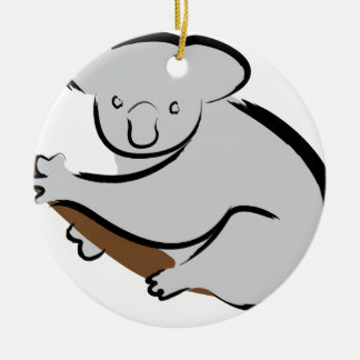 Décoration En Céramique Ours de koala dans l'arbre
