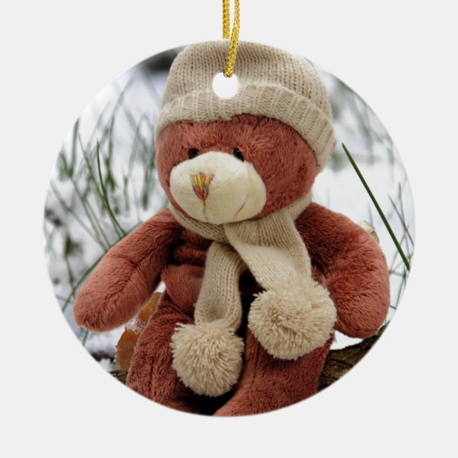 Décoration En Céramique Ours de nounours mignon (Devant)