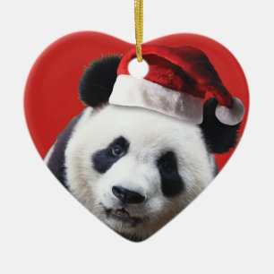 Décoration En Céramique Ours de panda Noël