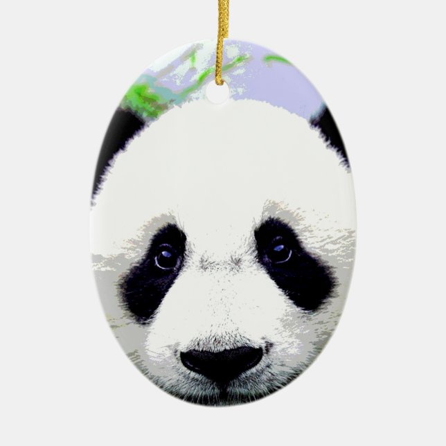 Décoration En Céramique Ours Panda (Devant)