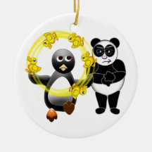 OURS PANDA DE JONGLERIE ORN DÉSAPPROBATEUR DE