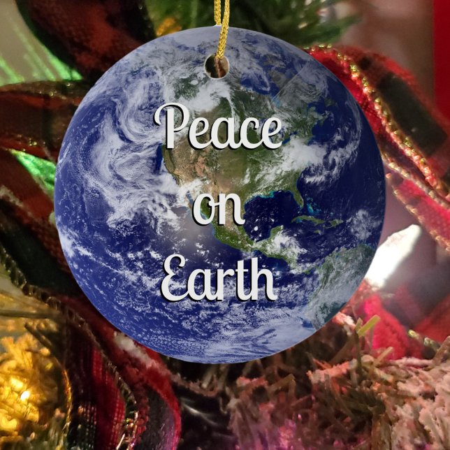 Décoration En Céramique Paix sur Terre | Noël (Créateur téléchargé)
