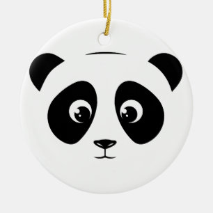 DÉCORATION EN CÉRAMIQUE PANDA