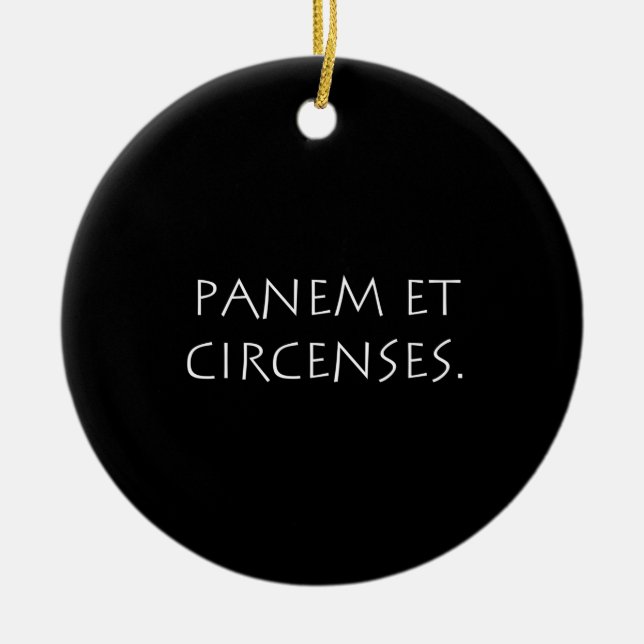 Décoration En Céramique Panem et circenses (Devant)