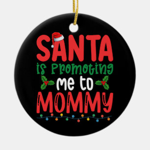 Décoration En Céramique Papa Noël me promeut à la famille de maman pour No