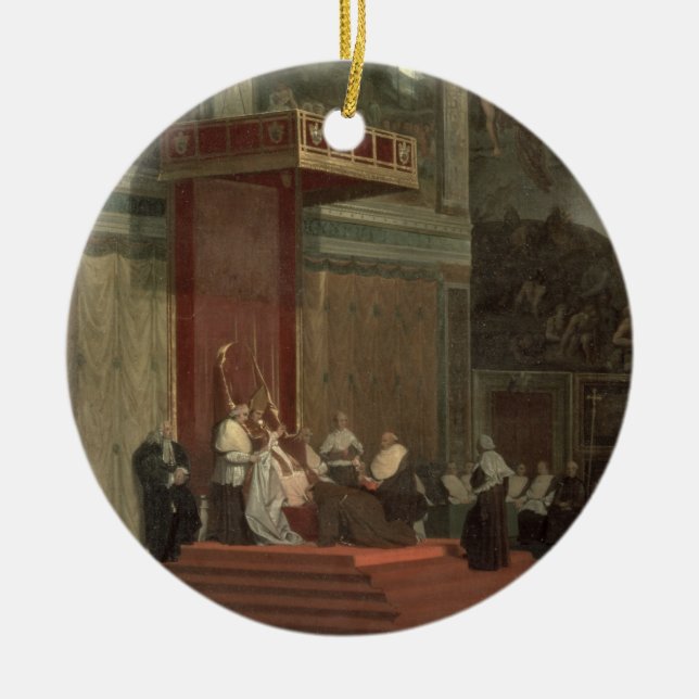 Décoration En Céramique Pape Pius VII (Luigi Barnaba Chiaramonti) (1742-18 (Devant)