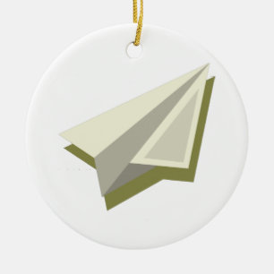 Décoration En Céramique Paper Plane Design