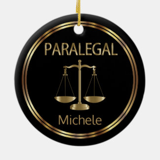 Décoration En Céramique ⚖ paralégal - Noir et Or