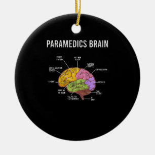 Décoration En Céramique Paramedics Cerveau Médicale EMT EMS First Aider M