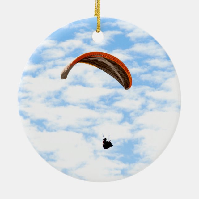 Décoration En Céramique Parapentisme dans les nuages (Dos)