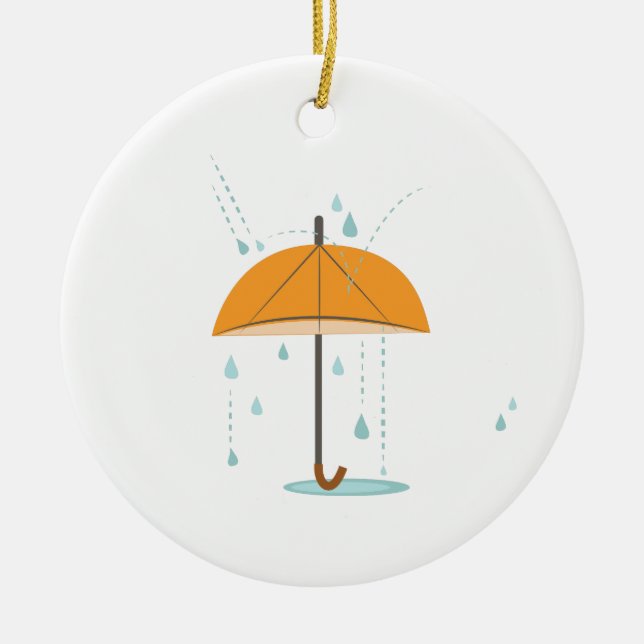Décoration En Céramique Parapluie (Devant)