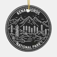 Parc national de Kenai Fjords Vintage Monoline