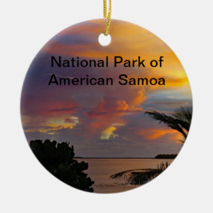 Décoration En Céramique Parc national d'ornement des Samoa américaines
