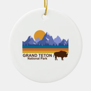DÉCORATION EN CÉRAMIQUE PARC NATIONAL GRAND-TETON