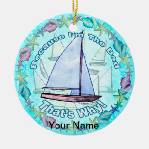 Décoration En Céramique Parce Que Je Suis Papa