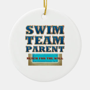 Décoration En Céramique Parent SUPÉRIEUR d'équipe de natation