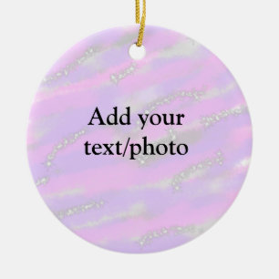 Décoration En Céramique Parties scintillant pastel simple coloré ajouter v