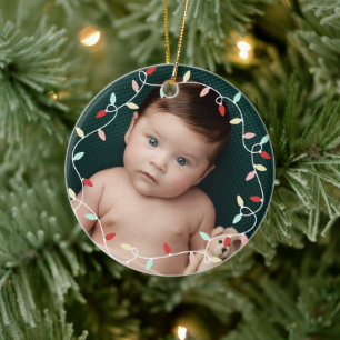 Décoration En Céramique Pastel String éclaire 1er Noël En Grand-Parents