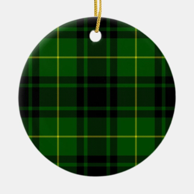 Décoration En Céramique Pâte verte de tartan MacArthur (Devant)
