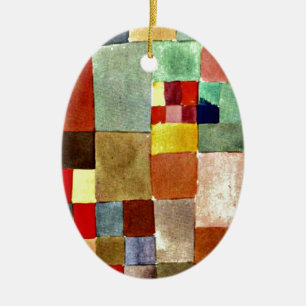Décoration En Céramique Paul Klee art : Flora sur Sable, célèbre peinture