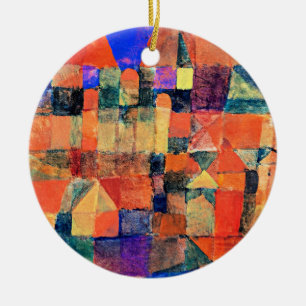 Décoration En Céramique Paul Klee - Ville aux trois domaines