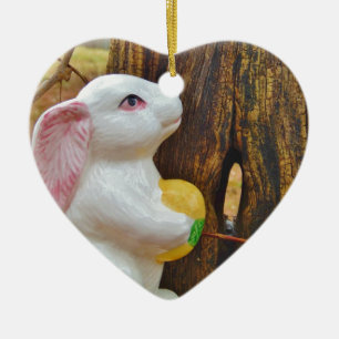 Décoration En Céramique Pays Lapin de Pâques