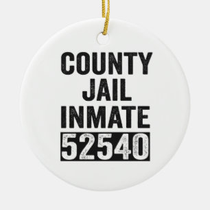 Décoration En Céramique Pays Prison Détenu 52540 Drôle Prison d'Halloween
