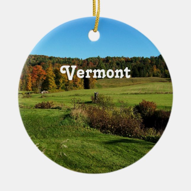 Décoration En Céramique Paysage du Vermont (Devant)