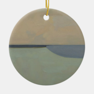 Décoration En Céramique Paysage neutre et doux d'abstraction minimaliste à