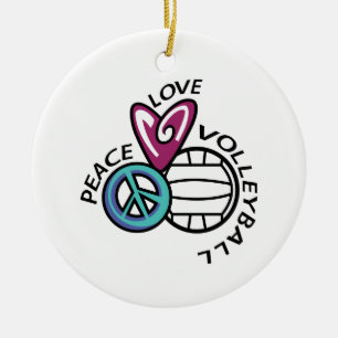 Décoration En Céramique Peace Love