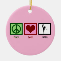 Peace Love Ballet Cute Rose Ballerina