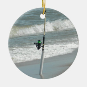 Décoration En Céramique Pêche au surfcasting