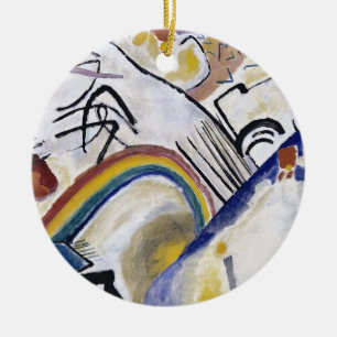 Décoration En Céramique Peinture Abstraite expressionniste Kandinsky 1910
