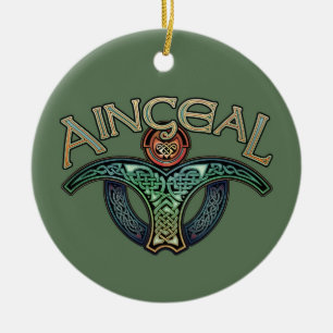 Décoration En Céramique Pendentif/ornement irlandais d'ange
