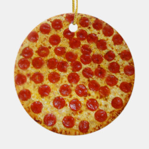 Décoration En Céramique Pepperoni Pizza