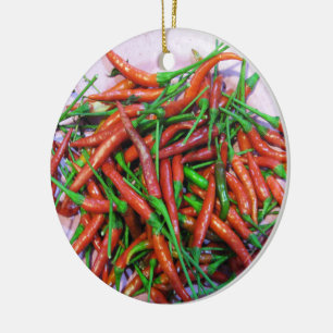 Décoration En Céramique Peppers à l'oeil d'oiseaux