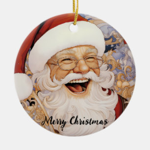 Décoration En Céramique 🎅 Père Noël Jolly Glow Orament 🎅
