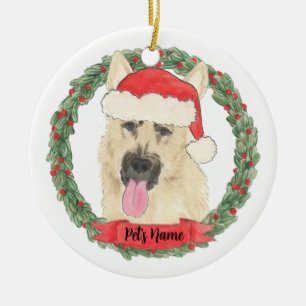 Décoration En Céramique Personalized Black & Tan German Shepherd