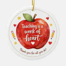 Personalized Teacher Appreciation Ornament