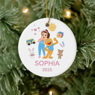 Décoration En Céramique Personalized Toddler Ornament, Ms. Rachel Ornament