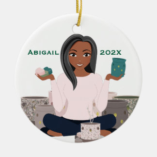 Décoration En Céramique Personalized Wax Warmer Woman Ceramic Ornament
