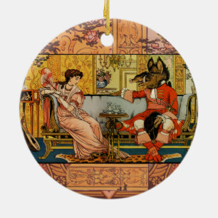 Décoration En Céramique Personnages de Contes de Fées Classiques de Beauté