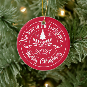 Décoration En Céramique Personnalisé Funny 2021 Noël mémorable