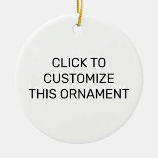 DÉCORATION EN CÉRAMIQUE PERSONNALISER DE CET ORNAMENT