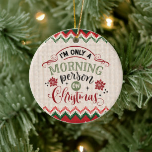 Décoration En Céramique Personne du matin à Noël - Fantastique Noël