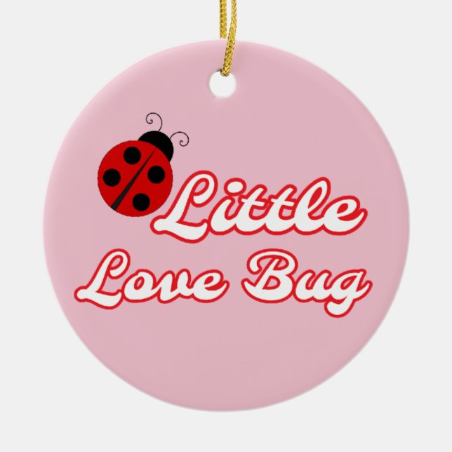 Décoration En Céramique Petit Bug Ladybug personnalisé (Devant)